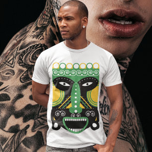 T-shirt Masque Rituel Vert