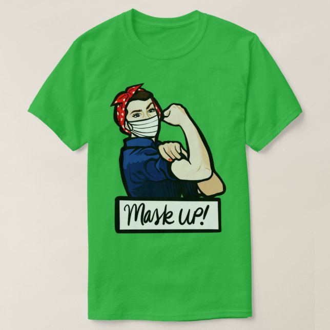 T-shirt Masque Rosie le Riveter (Design devant)