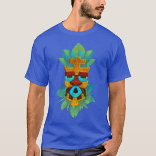 T-shirt Masque Tiki avec texture