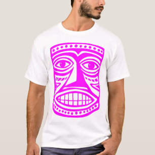 T-shirt Masque Tiki III - Magenta
