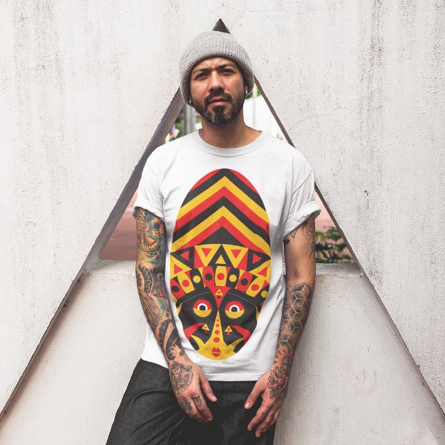T-shirt Masque tribal aborigène (Créateur téléchargé)