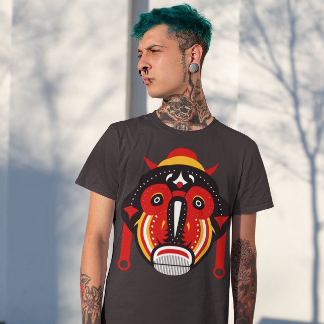 T-shirt Masque tribal Afro Teke (Créateur téléchargé)