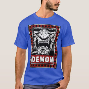 T-shirt Masque Visage du Demon Japonais Harajuku Oni (2)