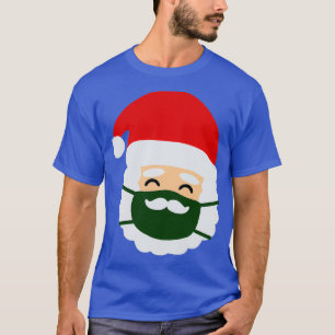 T-shirt Masque Visage Père Noël Christmas Mustache
