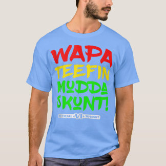 T-shirt Masque WAPA Teefin Mudda Skunt US Virgin Islands 