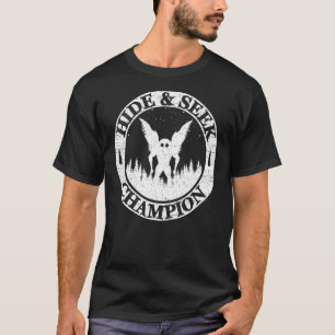 T-shirt Masquer Et Chercher Champion Du Monde Mothman Cryp