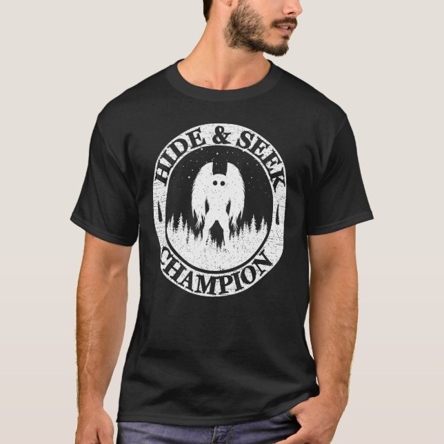 T-shirt Masquer Et Chercher Champion Du Monde Mothman Cryp (Devant)