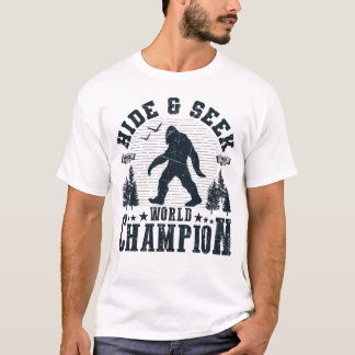 T-shirt Masquer et chercher le Champion du Monde Bigfoot S