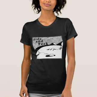 T-shirt Masquer et Peek Hole (arrière - plan blanc) T-shir