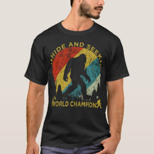 T-shirt Masquer et rechercher le champion du monde
