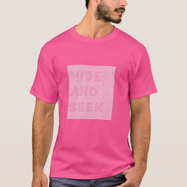 T-shirt Masquer Et Rechercher L'Illusion Optique Effet Vis (Devant)