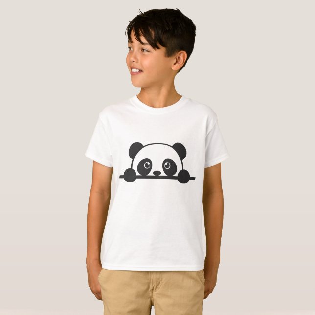 T-shirt Masquer le panda (Devant entier)