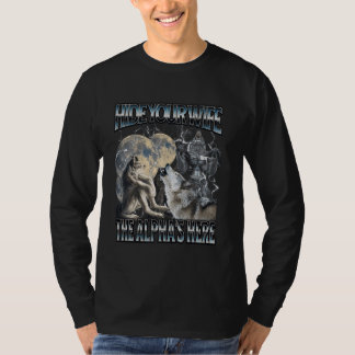 T-shirt Masquer Votre Femme L'Alpha Est Ici Drôle Werewolf