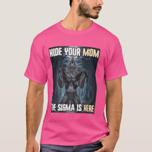 T-shirt Masquer votre maman Sigma Funny Alpha Werewolf Mèm