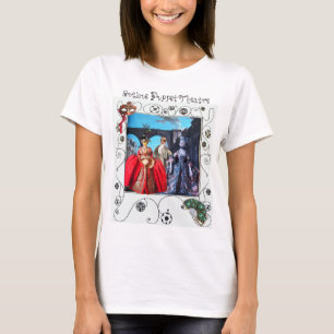 T-SHIRT MASQUERADE DE MASQUERADE DE POPETS ITALIENS ANTIQU