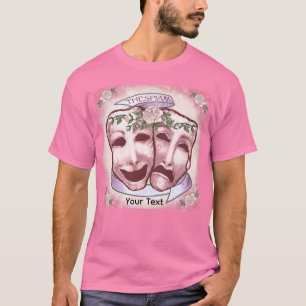T-shirt Masques d'acteur roses