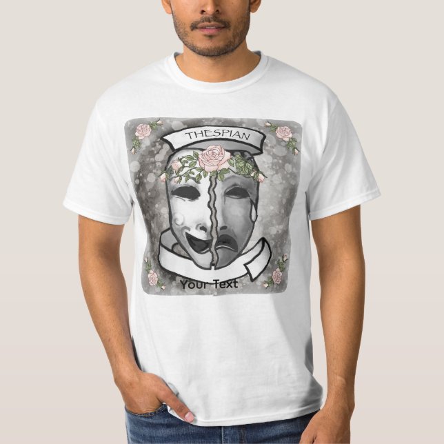 T-shirt Masques de demi-acteur (Devant)