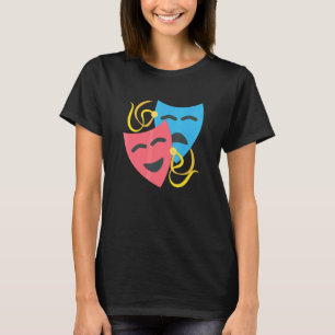 T-shirt Masques de théâtre Arts du spectacle Tragédie et C