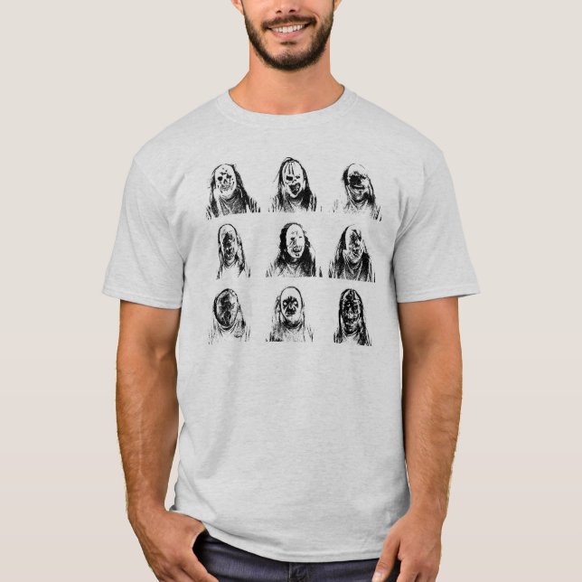 T-shirt Masques d'horreur (Devant)