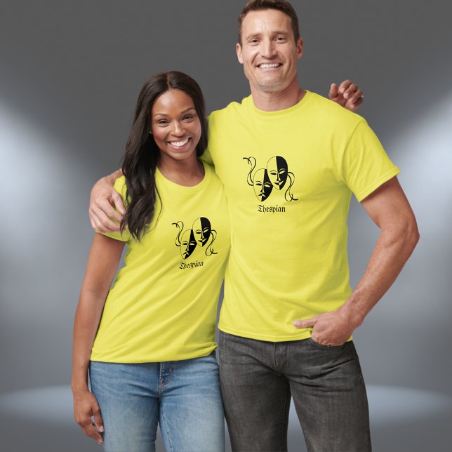 T-shirt Masques Thespian (Créateur téléchargé)