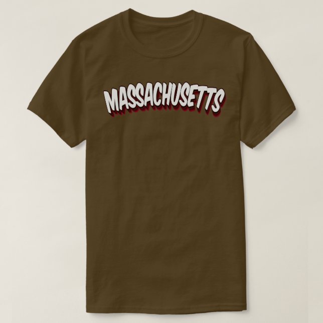 T-shirt Massachusetts 1 (Design devant)