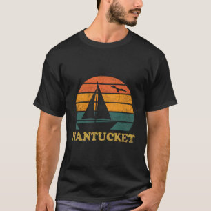 T-shirt Massachusetts de bateau à voile Nantucket