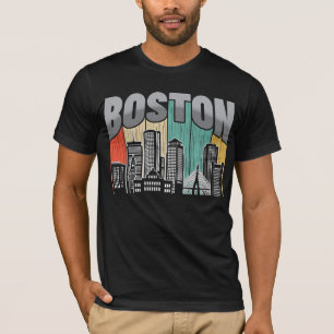 T-shirt Massachusetts de Boston