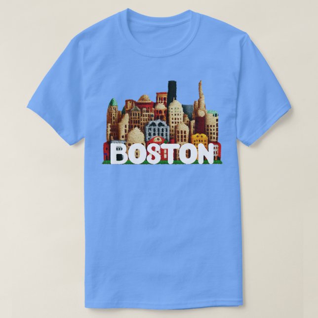 T-shirt Massachusetts de Boston (Design devant)