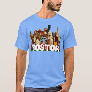 T-shirt Massachusetts de Boston