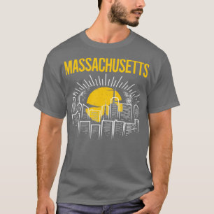 T-shirt Massachusetts de Lune Jaune