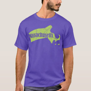 T-shirt Massachusetts Etat Vintage Massachusetts Cadeau