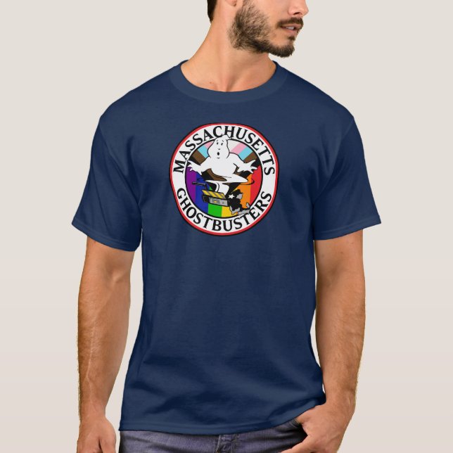 T-shirt Massachusetts Ghostbusters Pride Logo Shirt (Devant)
