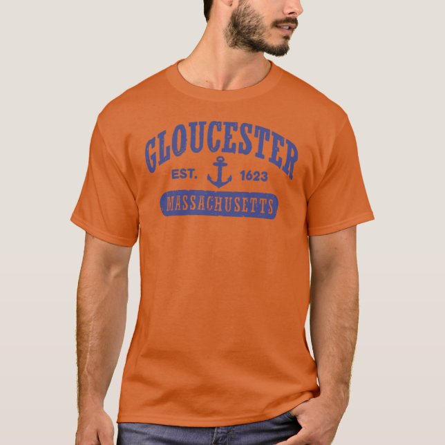T-shirt Massachusetts Gloucester 2 (Devant)