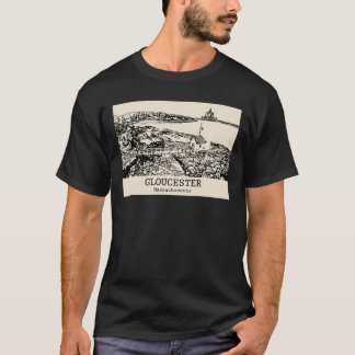 T-shirt Massachusetts Gloucester surdimensionnés