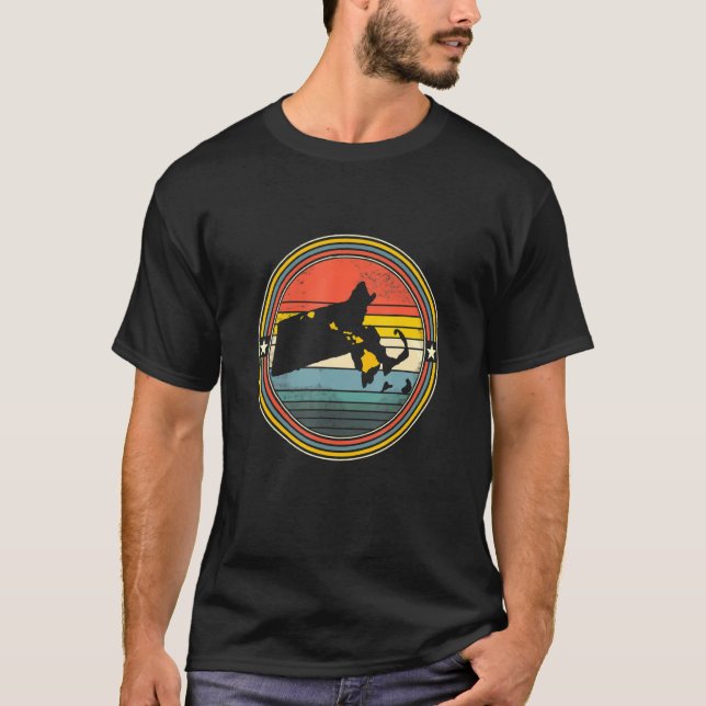 T-shirt Massachusetts Hawaii Roots (Devant)