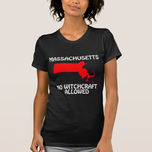 T-shirt Massachusetts - Pas d'embarcation autorisée (Devant)