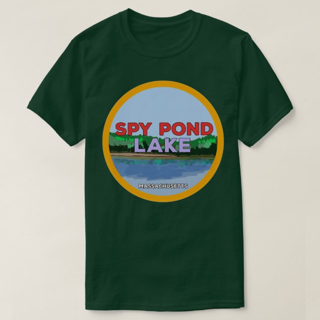 T-shirt Massachusetts Spy Pond (Design devant)