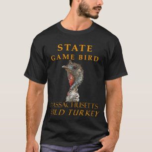 T-shirt Massachusetts Territoire Jeu Bird Quirky Turquie