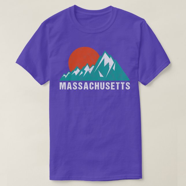 T-shirt Massachusetts Vintages rétro2 (Design devant)
