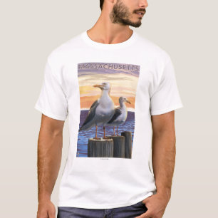 T-shirt MassachusettsSea triche la scène