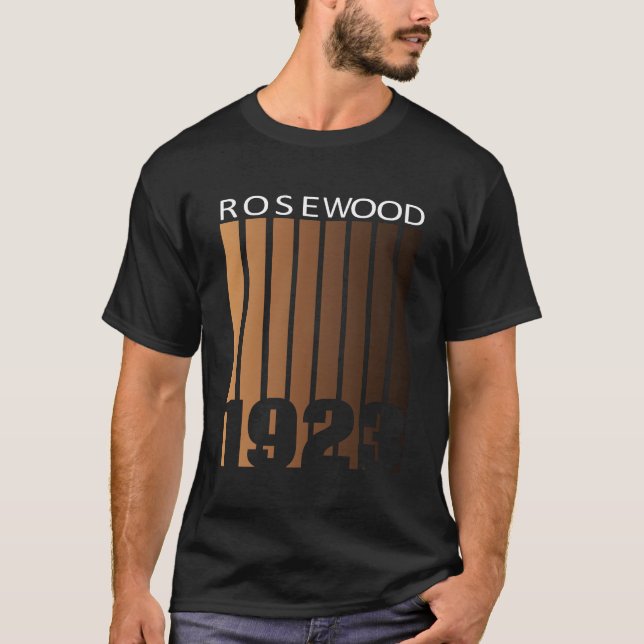 T-shirt Massacre du bois de rose, 1923 Histoire noire (Devant)
