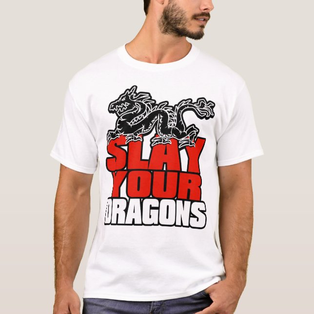 T-shirt MASSACREZ VOS DRAGONS, pour des fans de la (Devant)