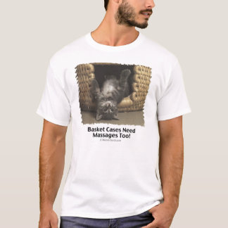 T-shirt Massage de panier de chat
