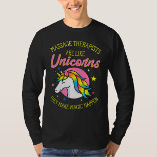 T-shirt Massage Thérapeutique Sont Comme Des Unicornes Fun
