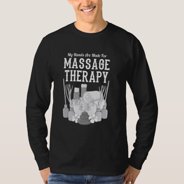 T-shirt Massage Thérapie Funny Corps Traitement Muscle (Devant)