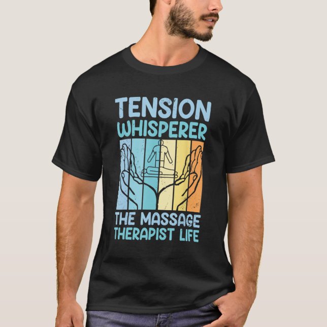 T-shirt Massage Thérapie Massage Massage (Devant)