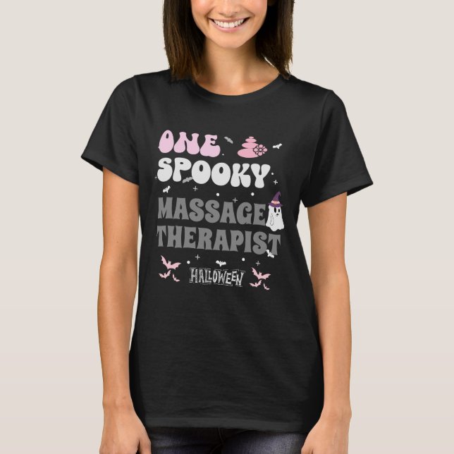 T-shirt Massage Thérapiste Cadeau Halloween (Devant)