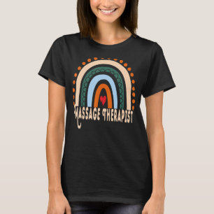 T-shirt Massage Thérapiste Rainbow Appréciation Essentiell