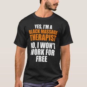 T-shirt Massage Thérapiste Wellness Thérapie