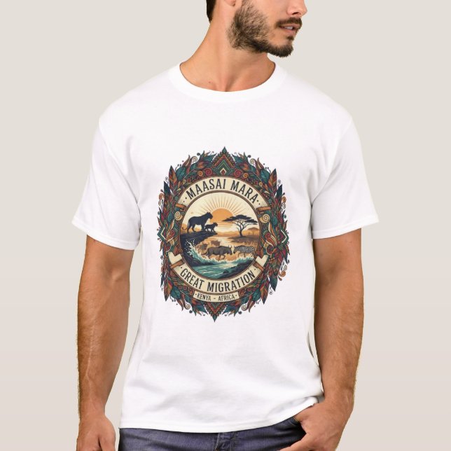 T-SHIRT MASSAI MARA (Devant)